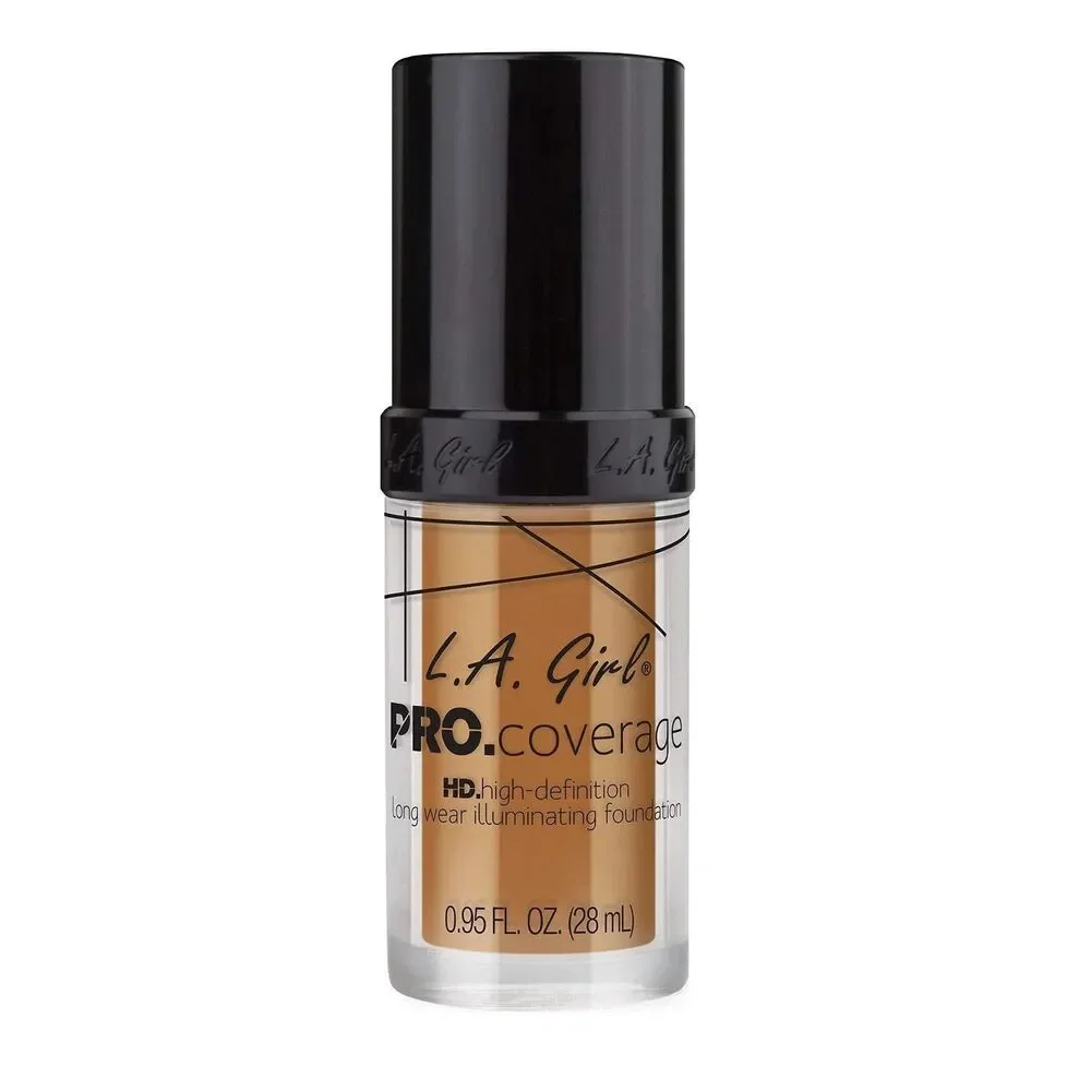 L.A. Girl Pro Coverage Liquid Foundation HD Illuminating GLM651 Bronze